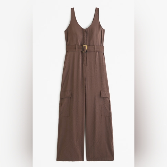 Draped Utility Jumpsuit Size XS - Picture 5 of 5